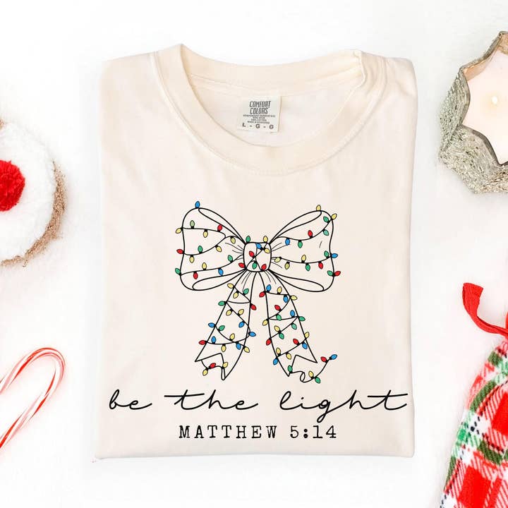 Maglietta Cristiana Comfort Colors, Maglione Religioso di Natale per la vendita all'ingrosso da parte di Glaime