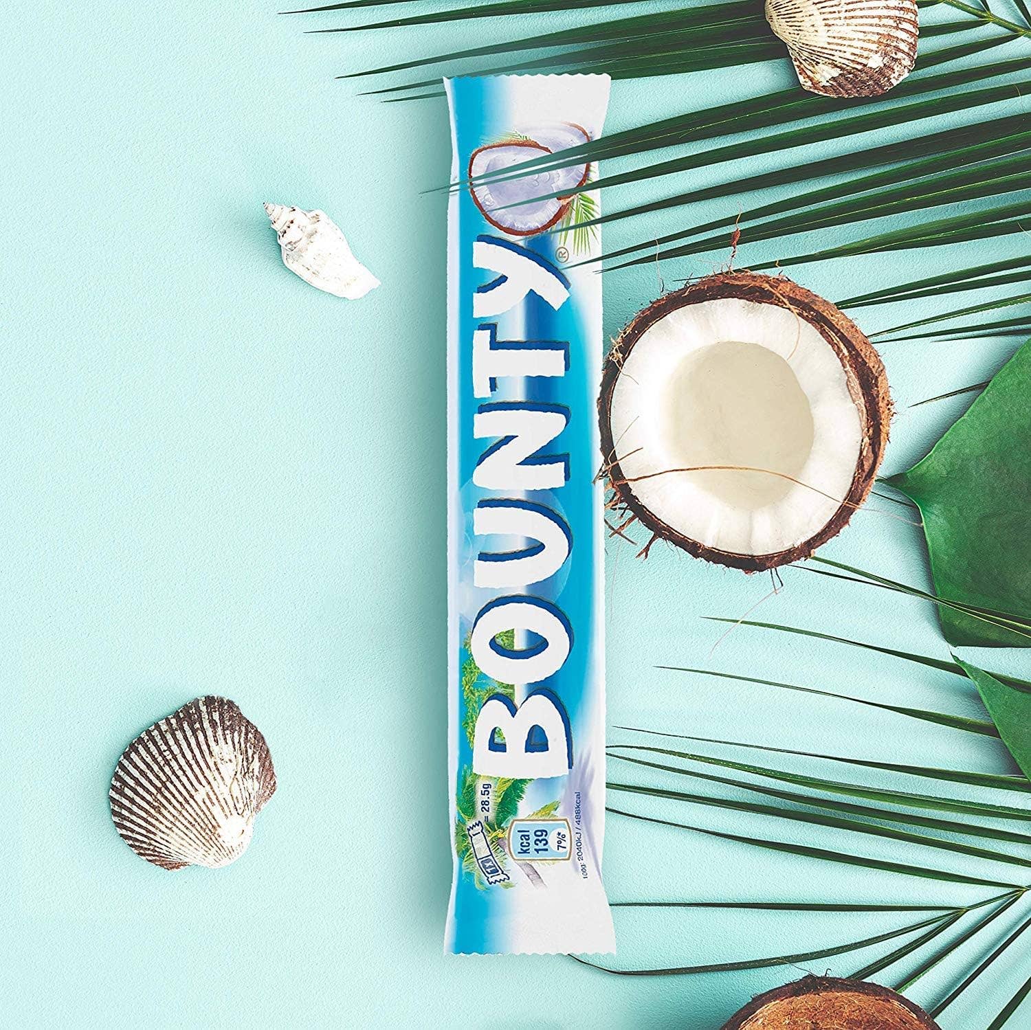 Snacky Candy - Vente Barre chocolatée - Barre de chocolat au lait et noix de coco Bounty 57g lot de 243