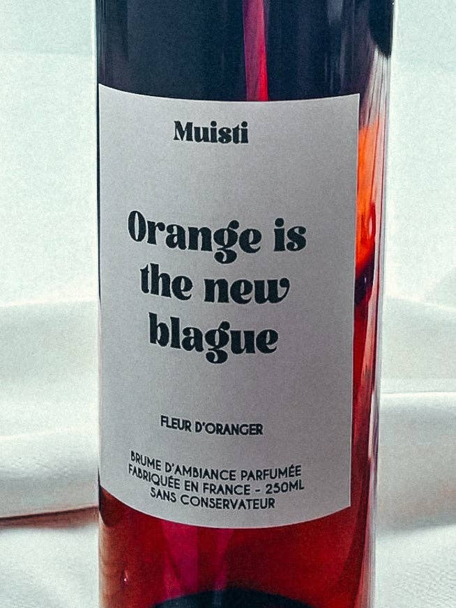 Muisti - Wholesale Room & Linen Spray - Ambient mist - Orange is the new joke1