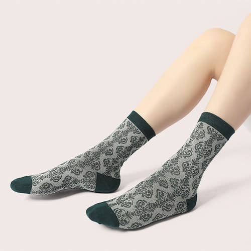 TheSockWave - Wholesale Socks – Unisex - Midnight Blossom Sock2