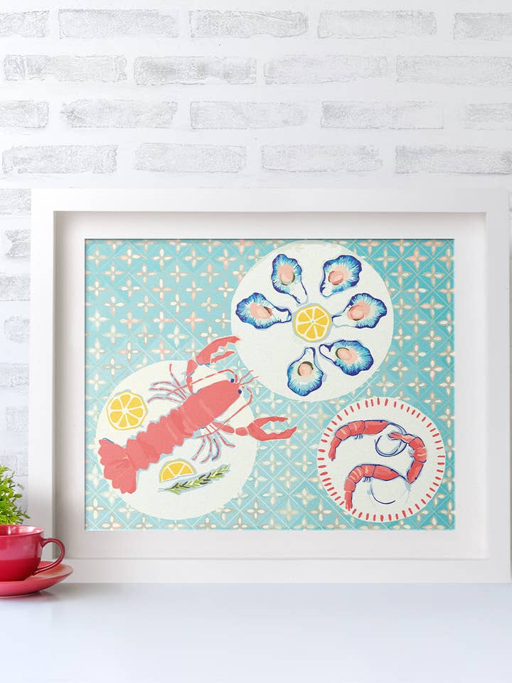 Kit de peinture par numéros et toile - Dîner sur les rochers pour la vente par Journey of Something USA