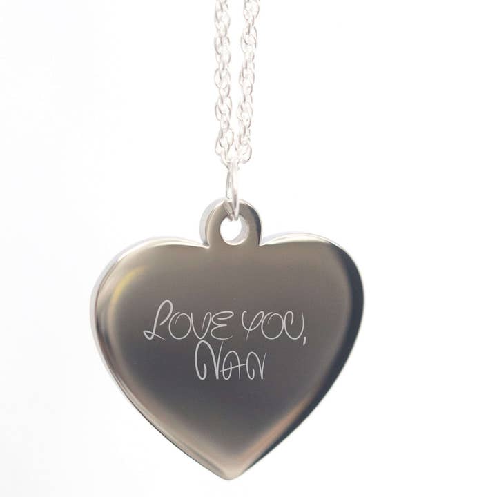 Handschrift hart ketting voor wholesale door Gemz By Emz