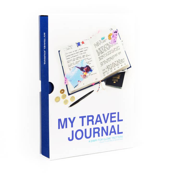 Until Pty Ltd - Wholesale Journal/diary - Suck UK My Travel Journal Blue2