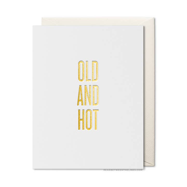 Old And Hot Card for wholesale by Read Between The Lines®