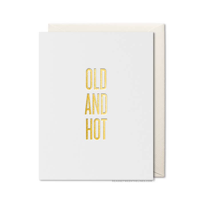 Old And Hot Card for wholesale by Read Between The Lines®