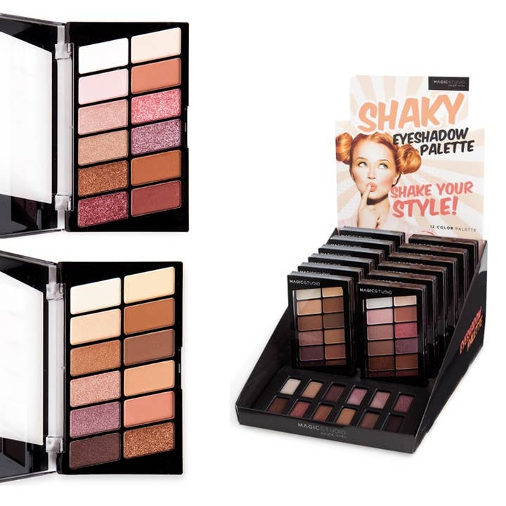 Paleta de sombras de ojos Magic Studio Shaky para venta al por mayor de Aquarius Cosmetic SLU
