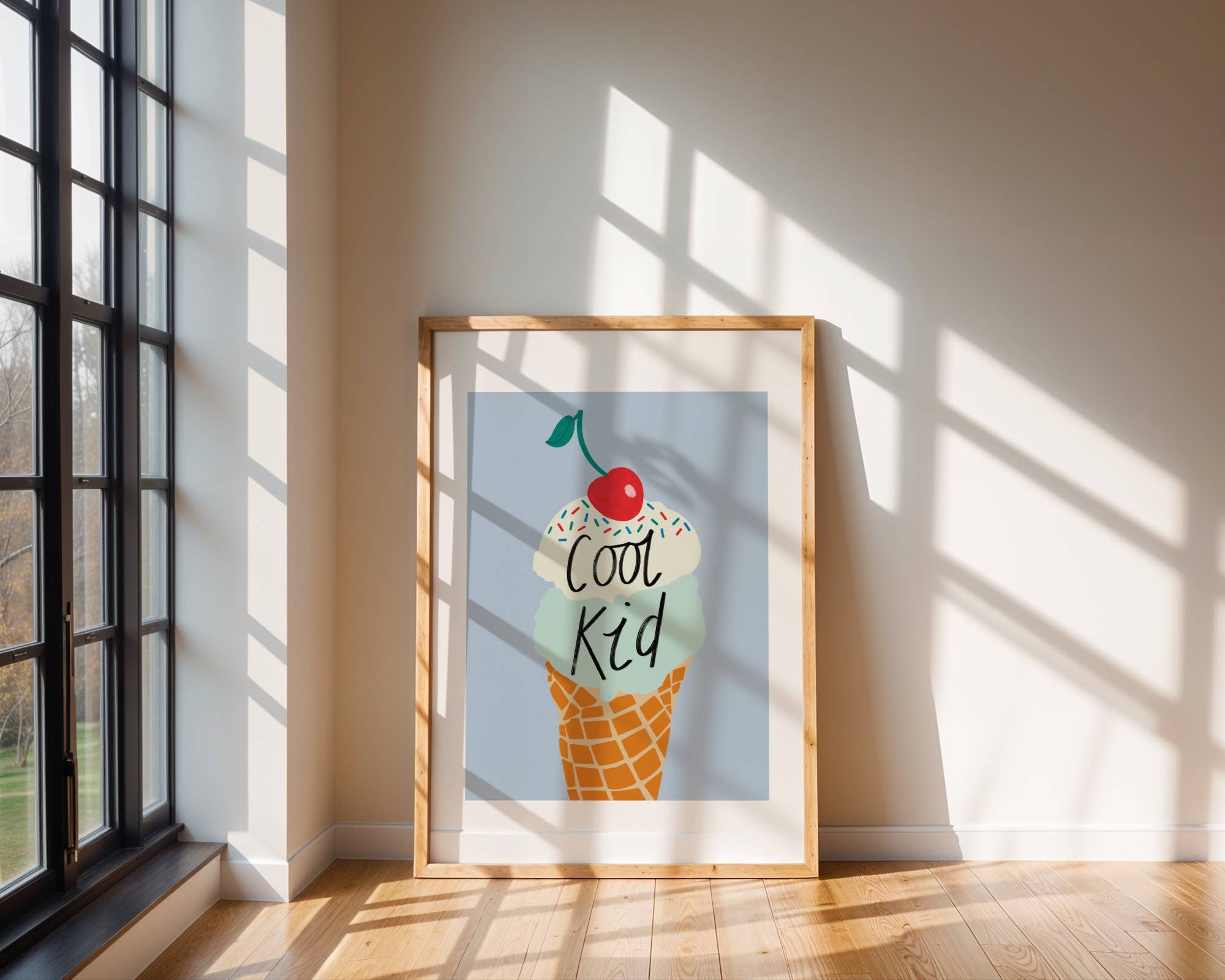 Emmy James Studio - Wholesale Art Print - Cool Kid Ice Cream Art Print4