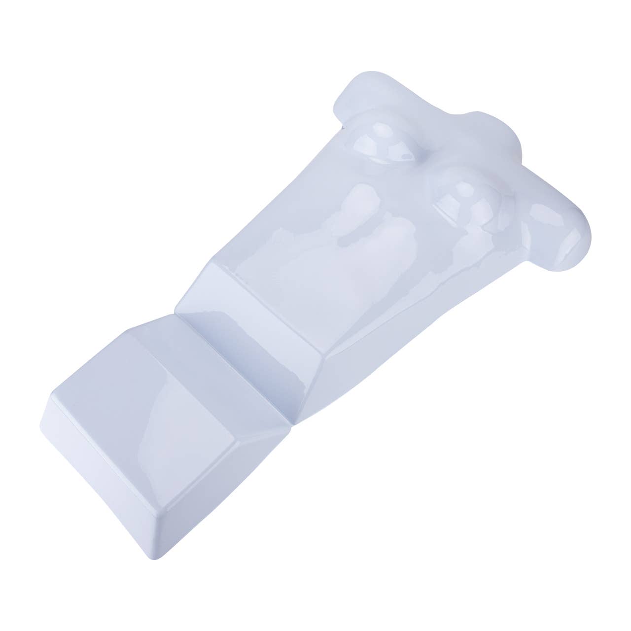 White Economy Female Plastic Countertop Form  for wholesale on Faire5