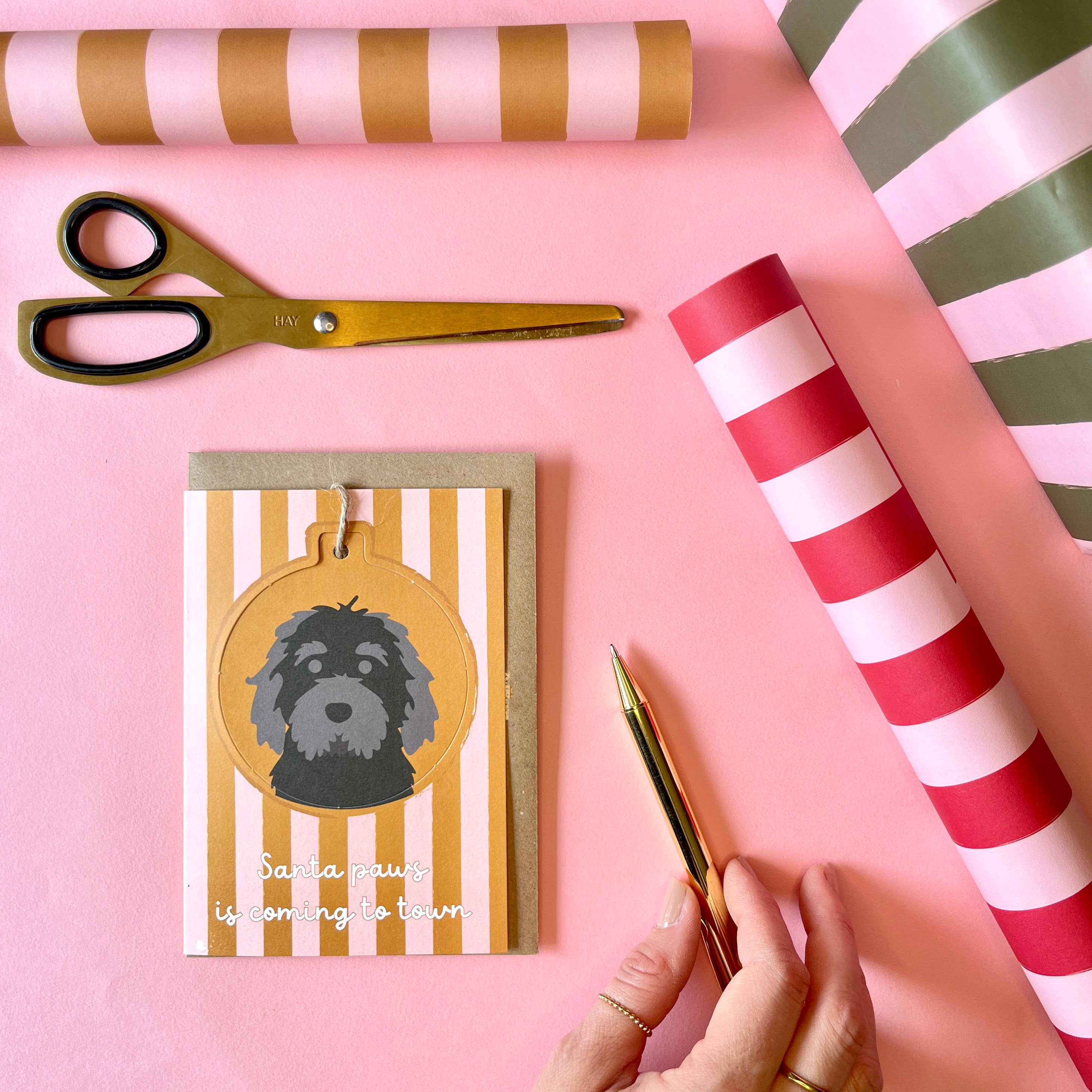 Heather Alstead Design Ltd - Wholesale Christmas card - Dog Breed - Pop Out Christmas Bauble Cards 2