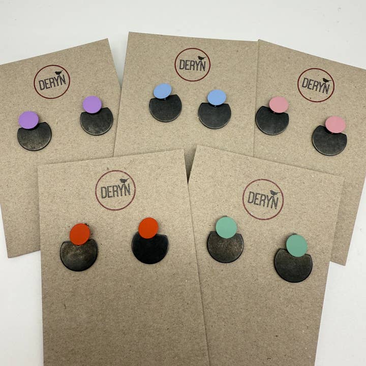 Earrings - multi colours for wholesale by Deryn Jewellery