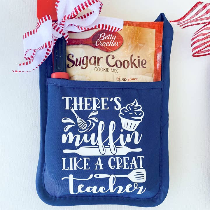 There's Muffin Like A Great Teacher Potholder for wholesale by Peach Closet