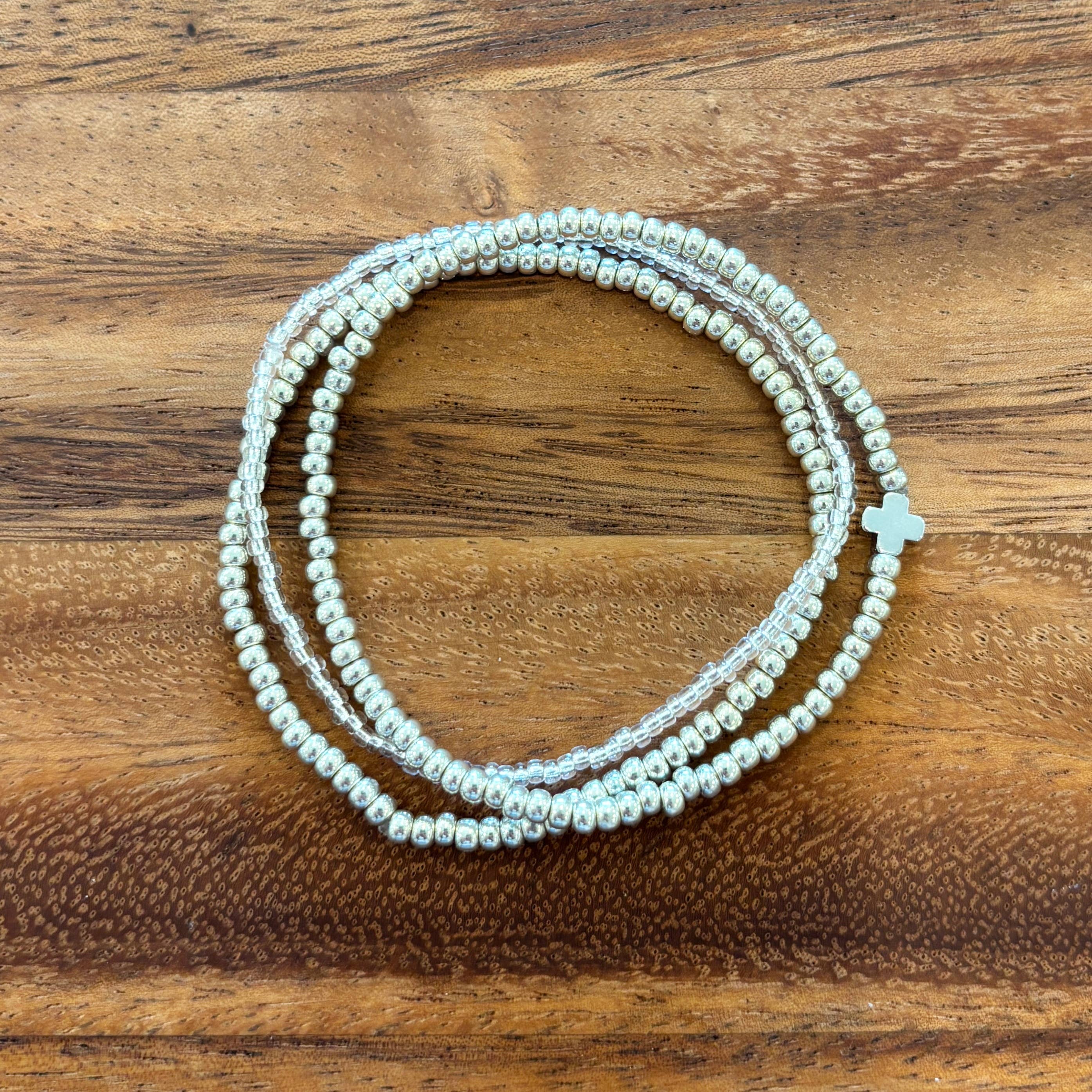 ShopWell - Wholesale Jewelry Set - Restore Silver Bracelet Stack