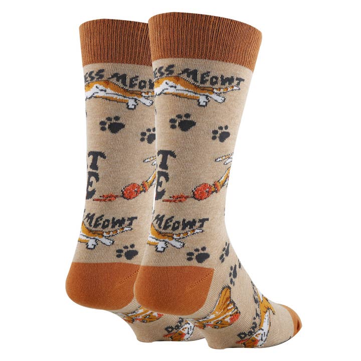 Oooh Yeah/Sock It Up/Oooh Geez Slippers – Großhandel Socken – Herren – Cat Life | Lustige Rundsocken aus Baumwolle für Herren3