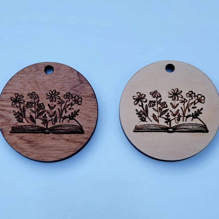 Key Tag - Blooming Book for wholesale by OllieBug Tot Shop