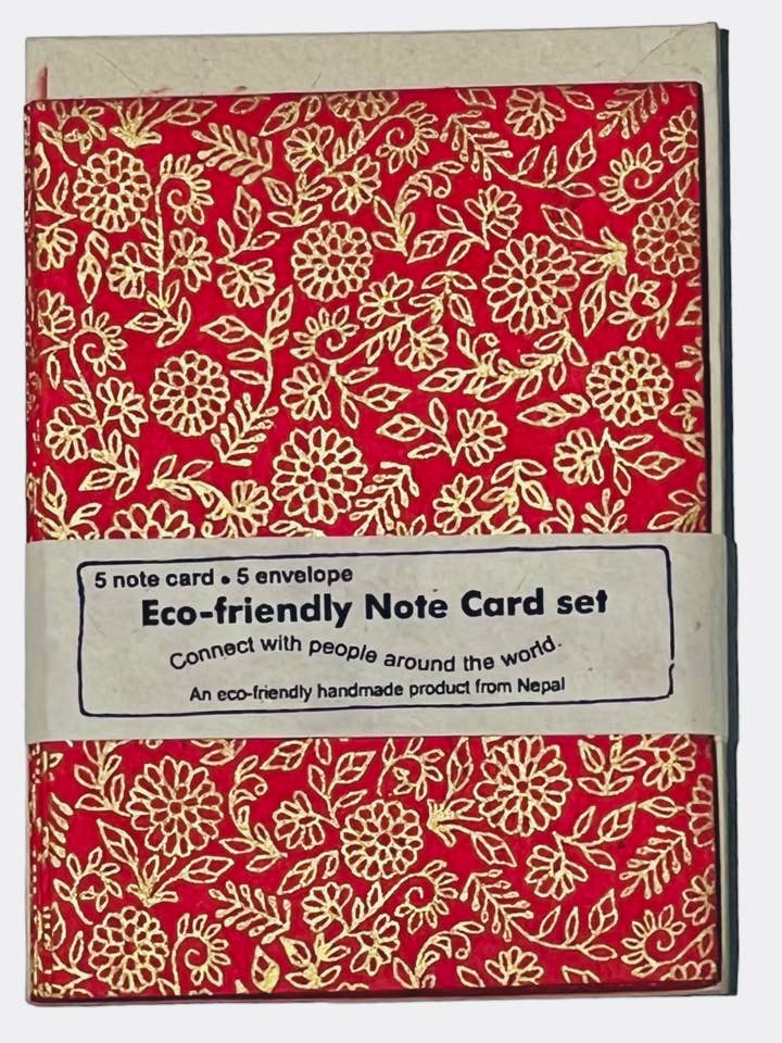 Stat A2 Floral Art gold red for wholesale by Giftsland