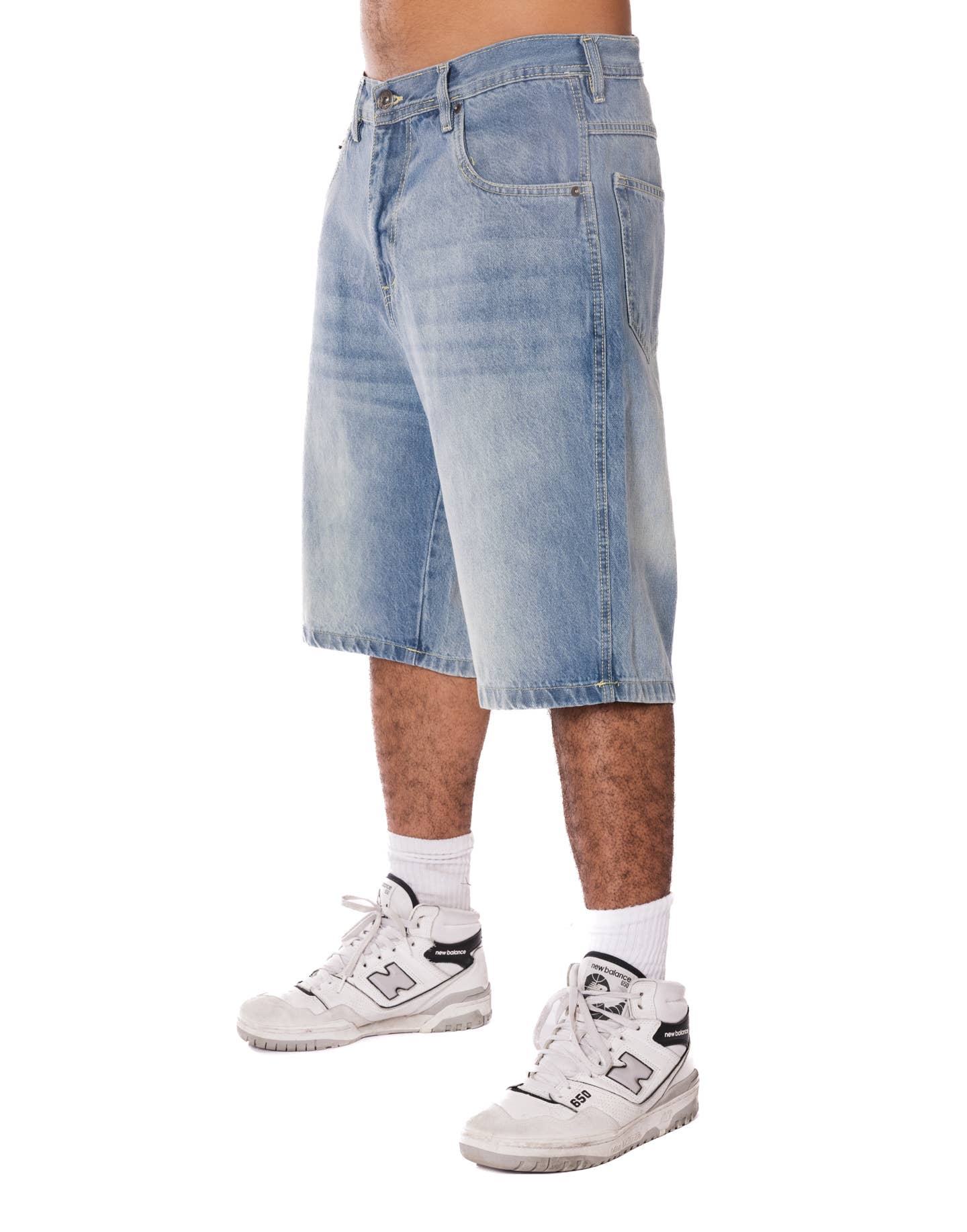 Generation XYZ - Wholesale Shorts - Men's - Loose Fit Denim Jorts  [HF-1084]2
