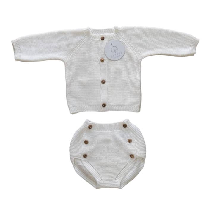 Cotton Socks - Wholesale Clothing Set - Baby - CM110/1 Jacket Set with Diaper Cover