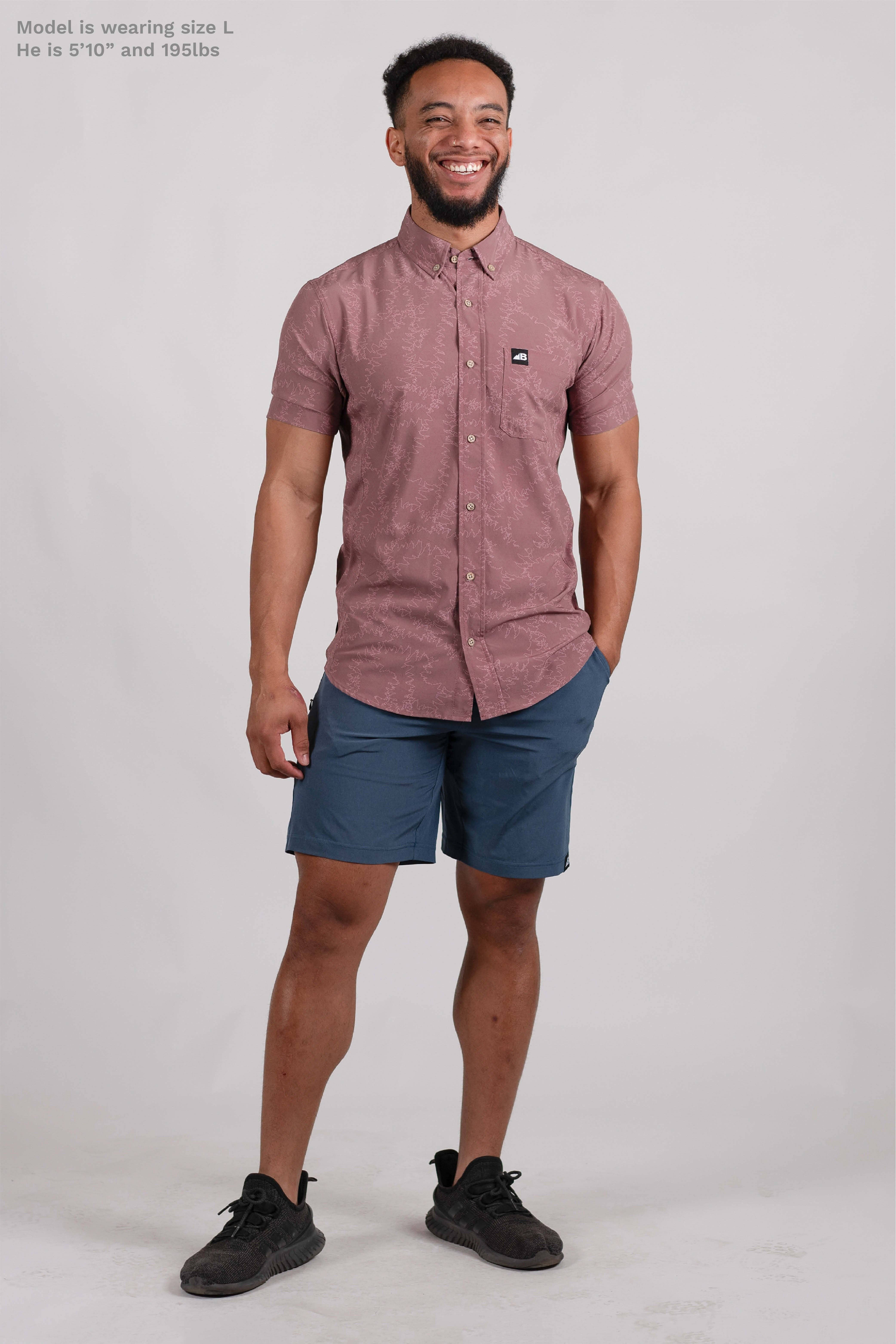 Belong Designs - Wholesale Button Down Shirt - Men's - Men's Vista Stretch Button Down28