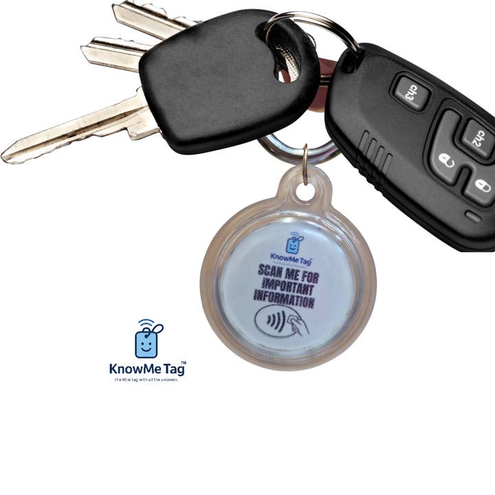 Porte-clés utilitaire polyvalent et médaille pour animaux (mémoire plus grande) pour la vente par KnowMe Tag