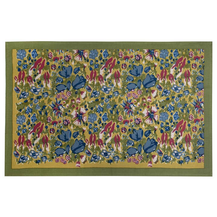 Couleur Nature - Wholesale Tea Towel - Jardin Blue & Vert | Tea Towels - Set of 32