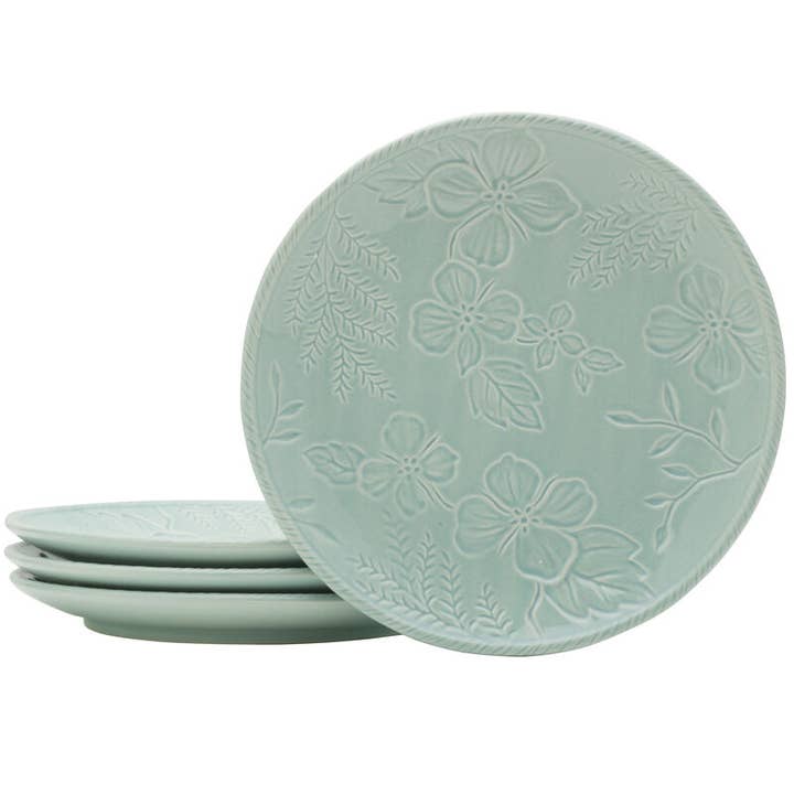 Fitz & Floyd English Garden Salad Plate S4 Brown Bx Pkg for wholesale by Fitz and Floyd® Mikasa® Pfaltzgraff®