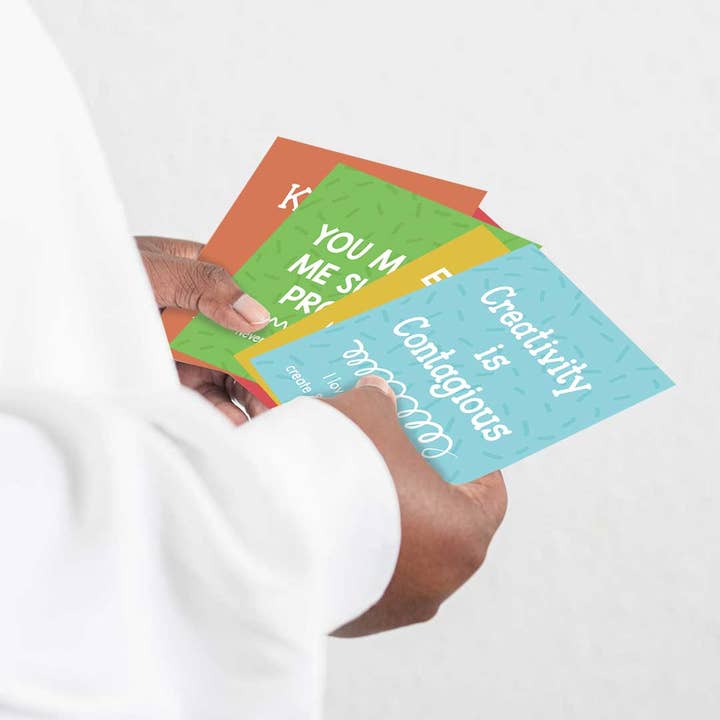 Cleerely Stated - Wholesale Stationery/Notecard Set - Bright Notes for Bright Minds1