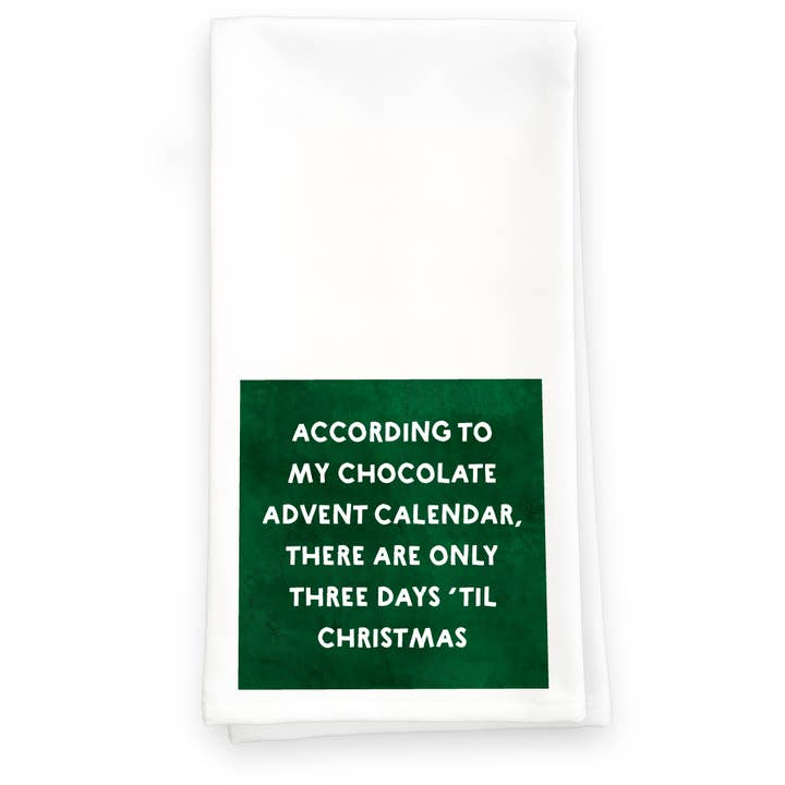 Chocolate Advent - Towel (Christmas) for wholesale by Paisley & Parsley