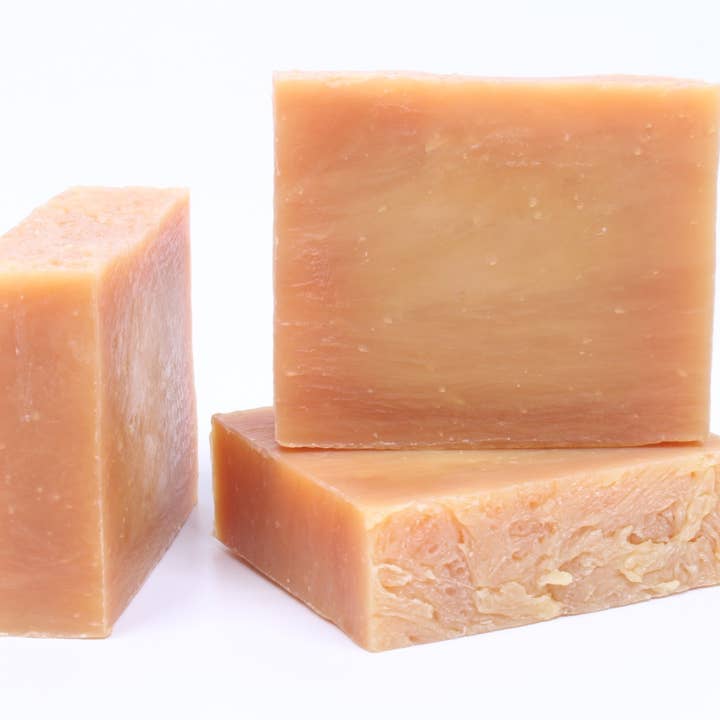Orange Lemongrass Soap for wholesale by Adams Handmade Soap