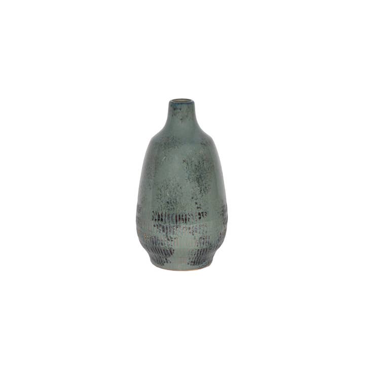 GREY CERAMIC VASE for wholesale by Bacon Basketware