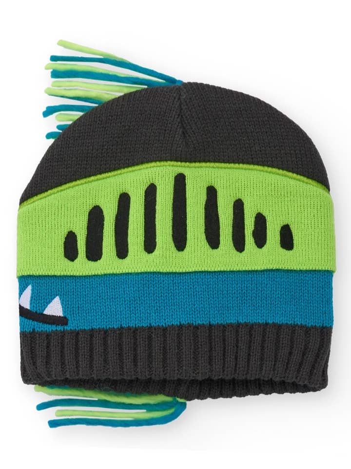 Graue Mütze für Jungen mit Dinosaurier-Design und 3D-Mähne für den Großhandel von tuc tuc