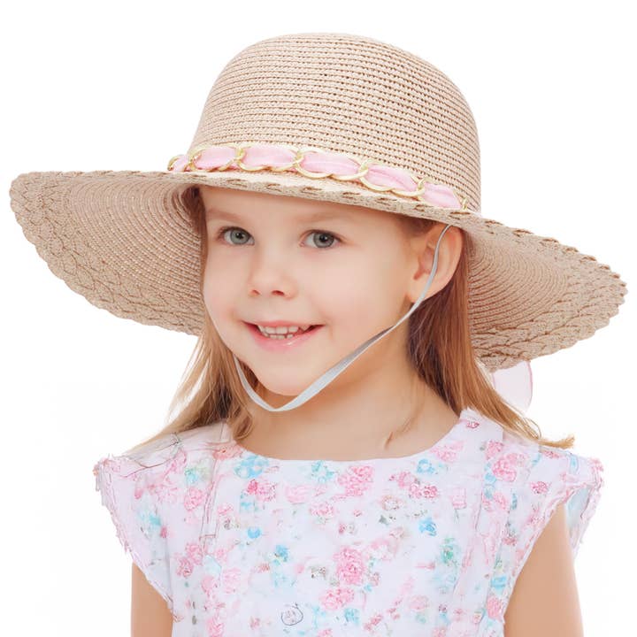 Cap Zone – wholesale Hatt - Barn – Barnhatt i papper med vågig kant och bred brätte2