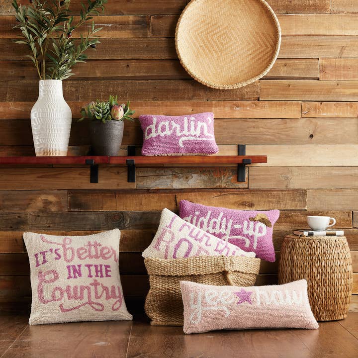 Peking Handicraft - Wholesale Throw/Decorative Pillow - Darlin Hook Pillow2