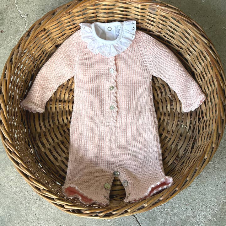 Nós e Tranças - Wholesale Jumpsuit - Baby - Macaco Lã Cor De Rosa0