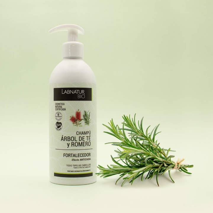 Laboratorio SYS - Wholesale Hair Shampoo - Tea Tree and Rosemary Strengthening Shampoo 450ml Labnatur Bio