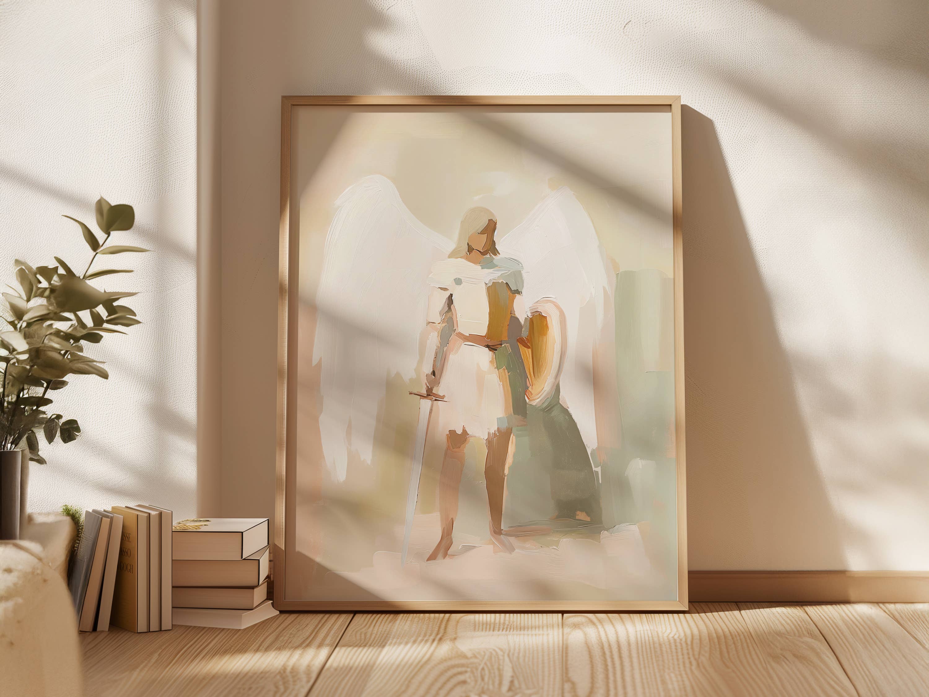 Reap+Sow - Wholesale Art print - St Michael the Archangel modern art print5