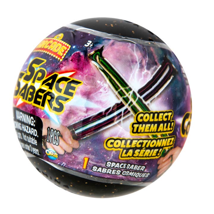 Orb Toys - Wholesale Classic Toy - Kids - ORB Arcadeâ„¢ Capsules Space Sabers PDQ