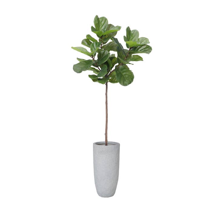 Vintage Home - Wholesale Artificial plant - 77.3'' Artificial Fiddle Leaf Fig tree in a planter