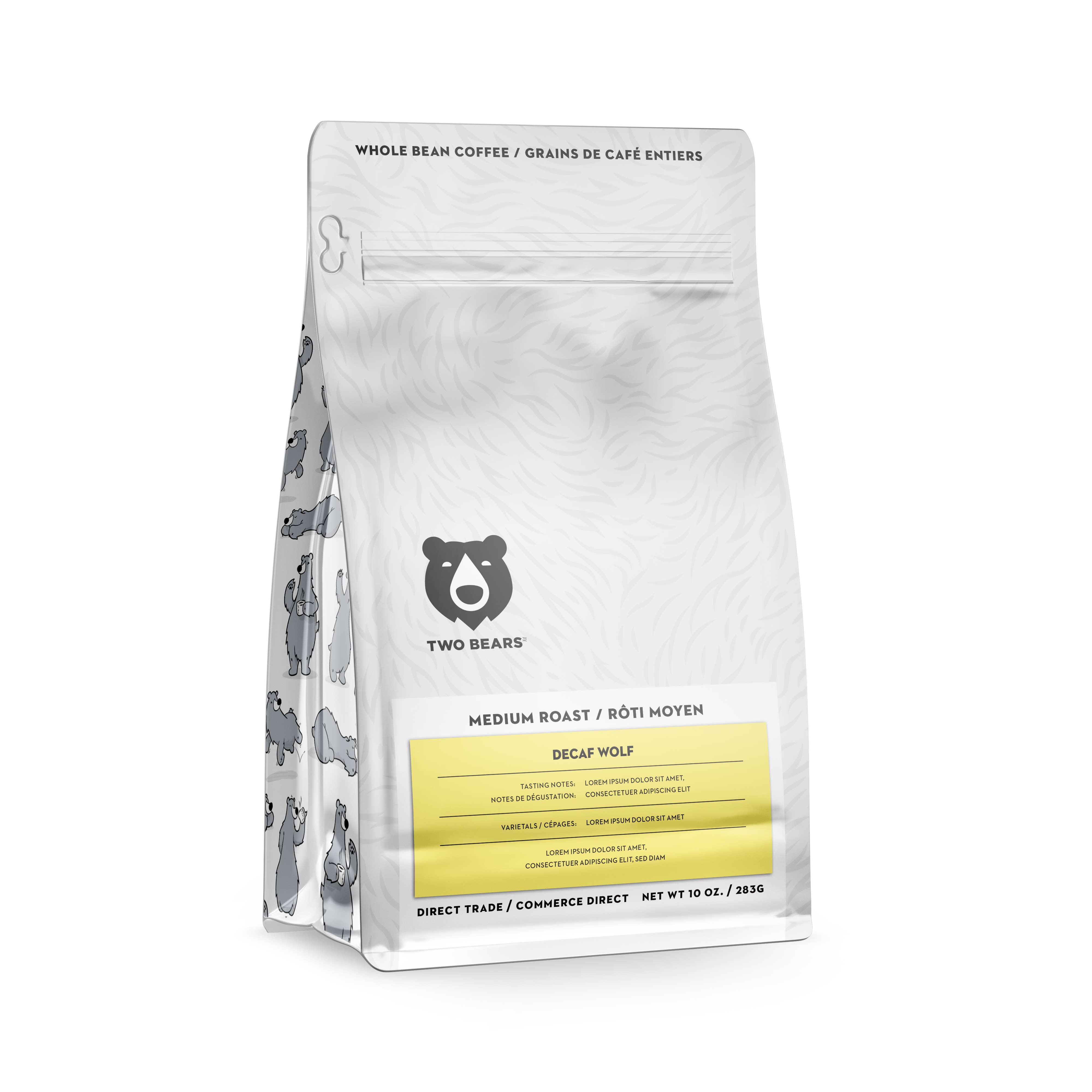 Two Bears - Wholesale Coffee Beans - Decaf Colombia