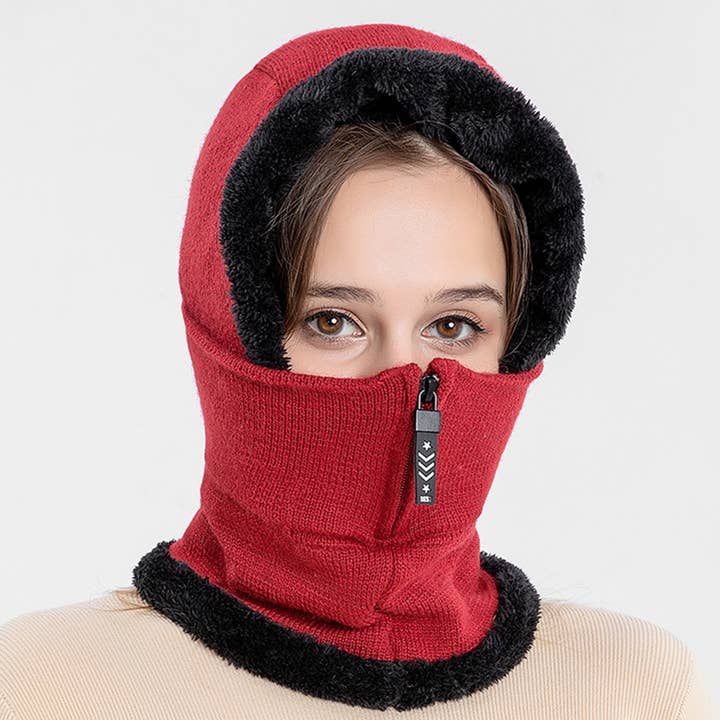 AUTUMN AND WINTER EAR PROTECTION ONE-PIECE HAT_CWASC1142 for wholesale by ACCITY