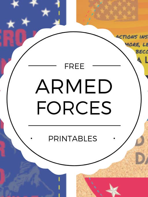 Libero Forze Armate Segnalibro e Sottobicchiere stampabili per la vendita all'ingrosso da parte di Quan Jewelry