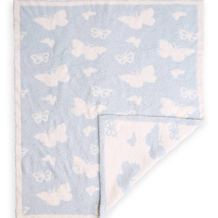 BUTTERFLY Print Kids Luxury Soft Throw Blanket for wholesale by Fashion City