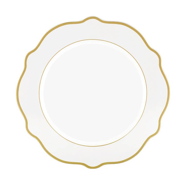 Rozi – wholesale Dinner plate – Jaswely Collection Porcelain Dinner Plates, Set of 6 (White)1