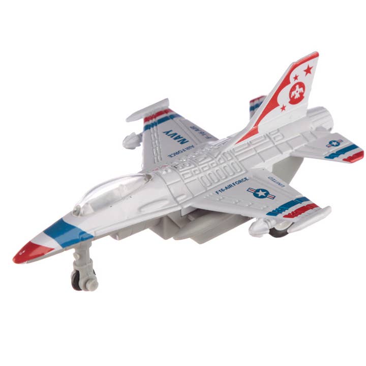 Puckator Ltd - Wholesale Toy Car/Truck - Kids - Speed Thunder Jet Fighter Plane Pull Back Action Toy