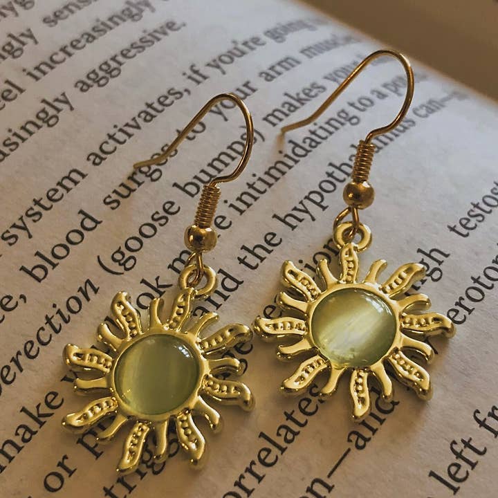 Sunshine Gold Earrings for wholesale by Lethological