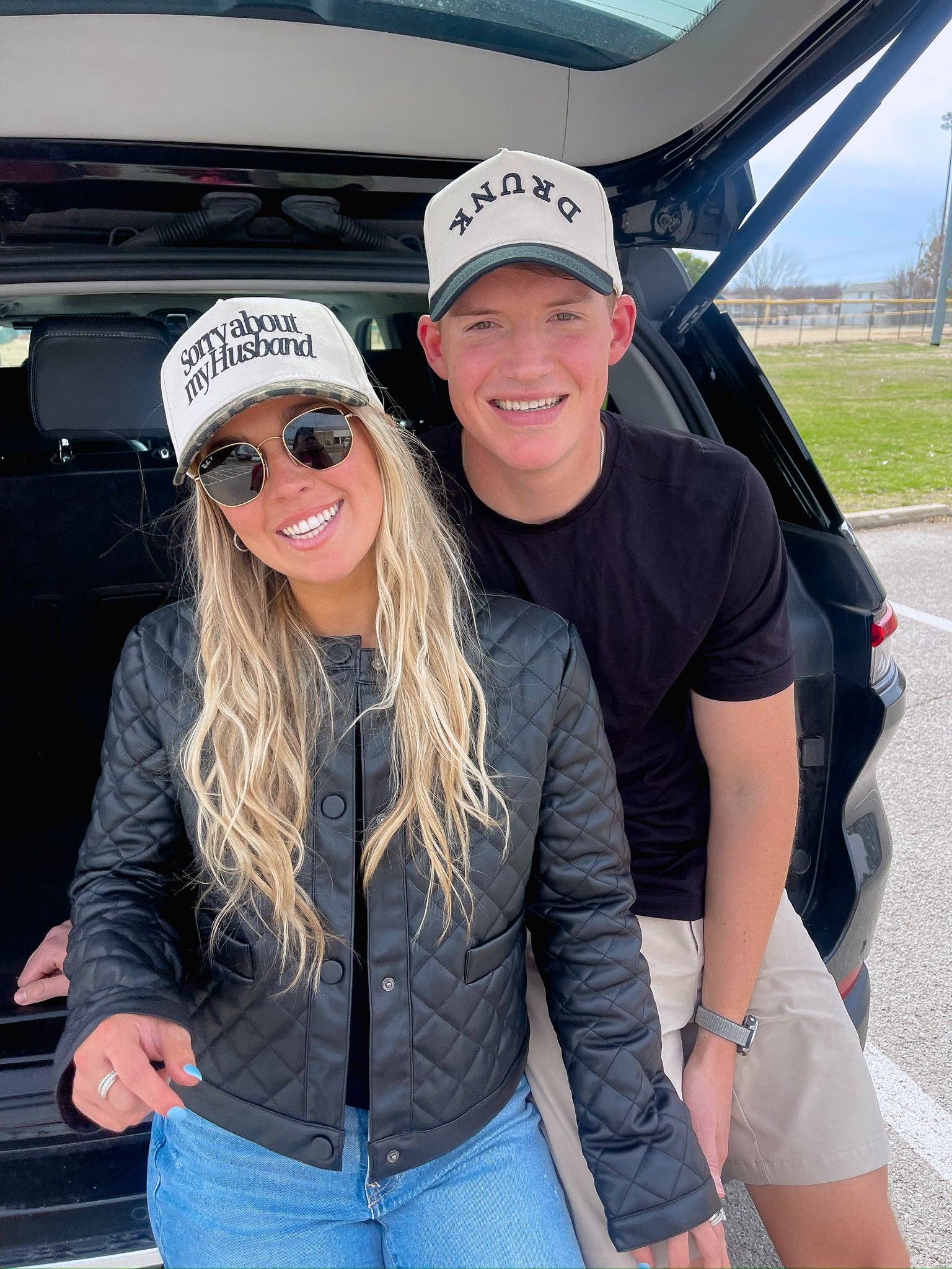 KENZKUSTOMZ - Wholesale Trucker Hat - Unisex - Sorry about my Husband / Wife Vintage Trucker Hat12