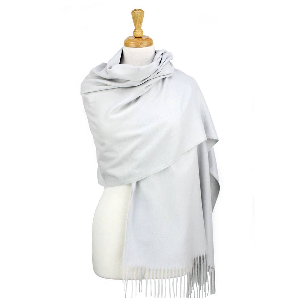 Sensibling Corp. - Wholesale Scarf - Women's - Solid Cashmere Blend Soft Wrap Shawl Scarf34