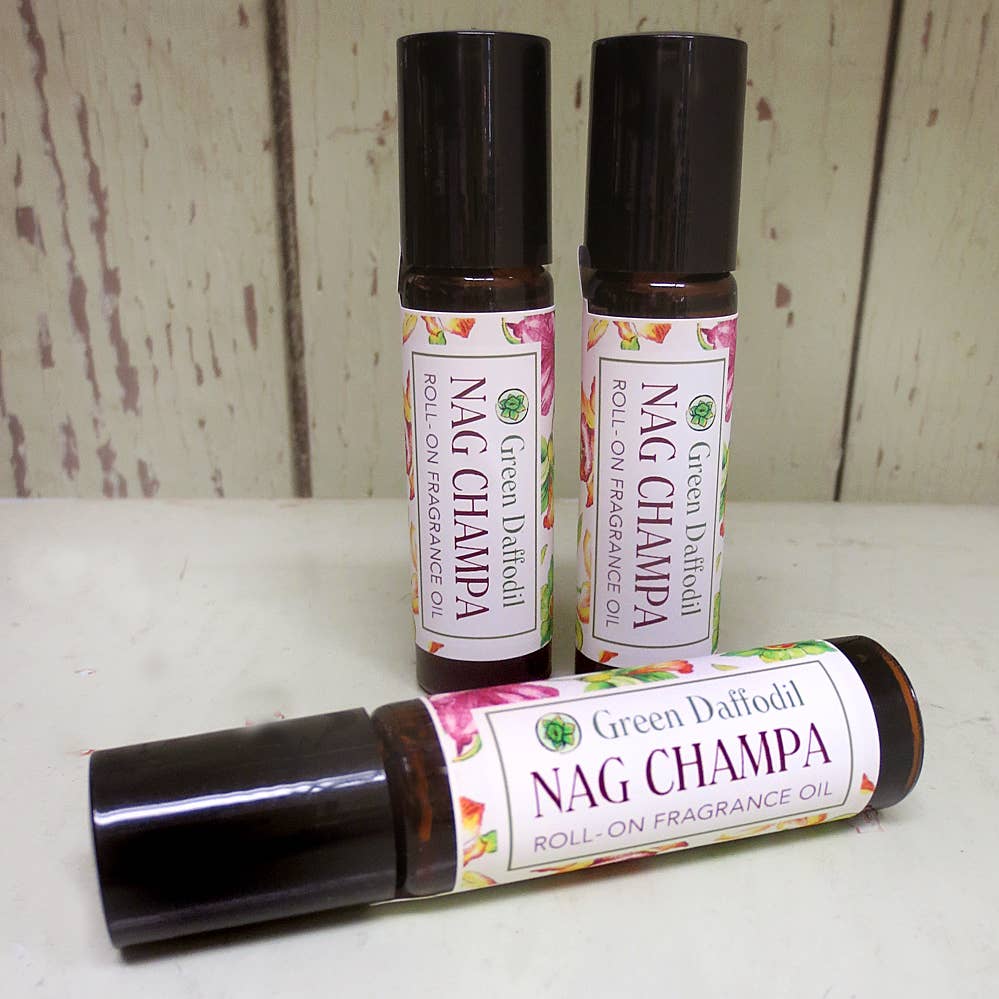 Green Daffodil Bath & Body - Wholesale Essential Oil Roll-On - Nag Champa Roll-On Fragrance Oil Bottle Aromatherapy2