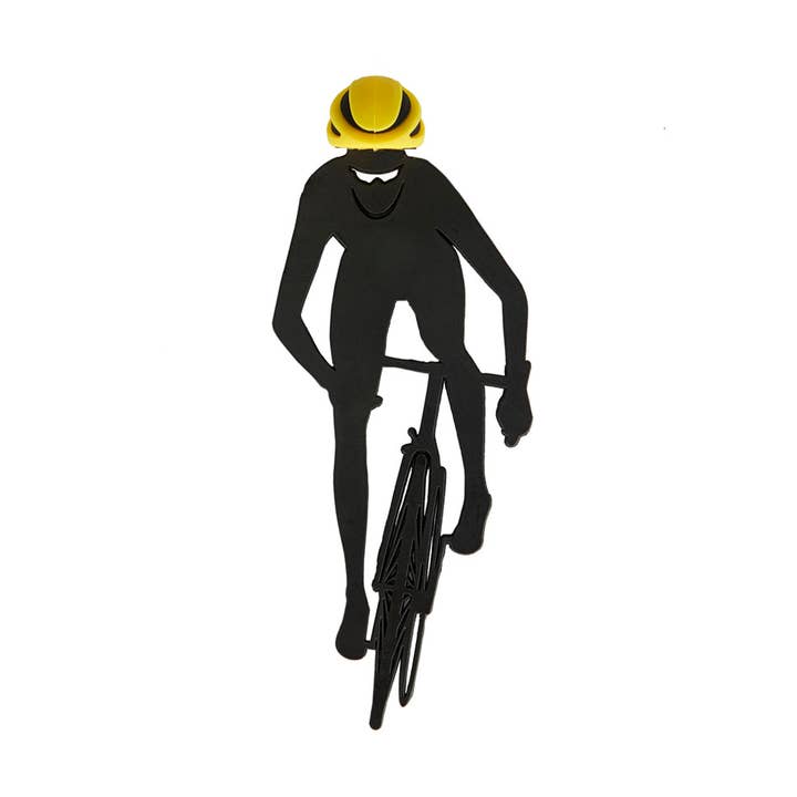 Marque-page noir Cyclist pour la vente par Balvi