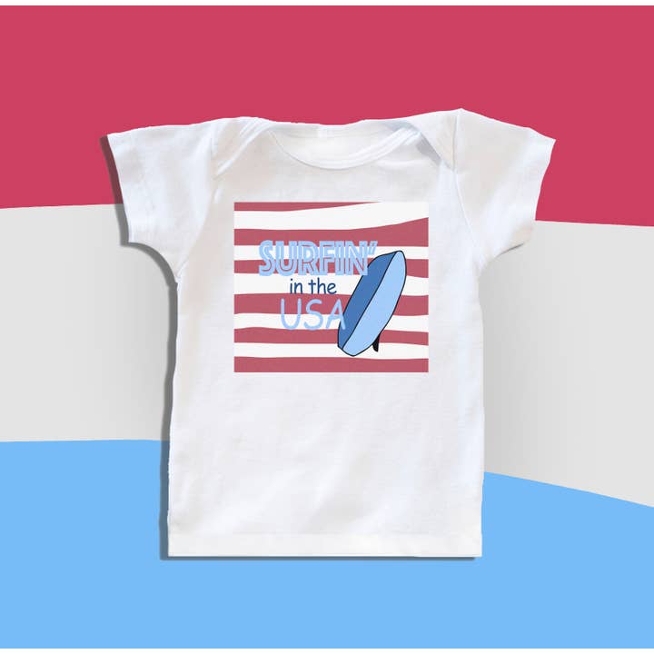Surfin aux Etats-Unis - Blanc pour la vente par Hashtag Kids