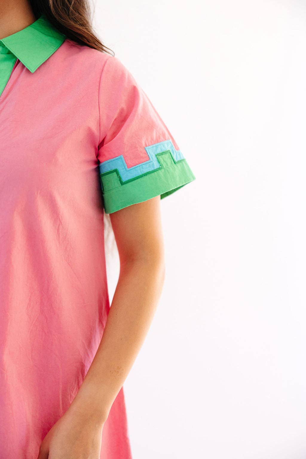 Pink Drink Colorblock Mary Maxi Dress for wholesale on Faire4